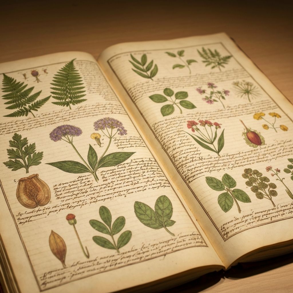 Manuskrip kuno tentang herbal